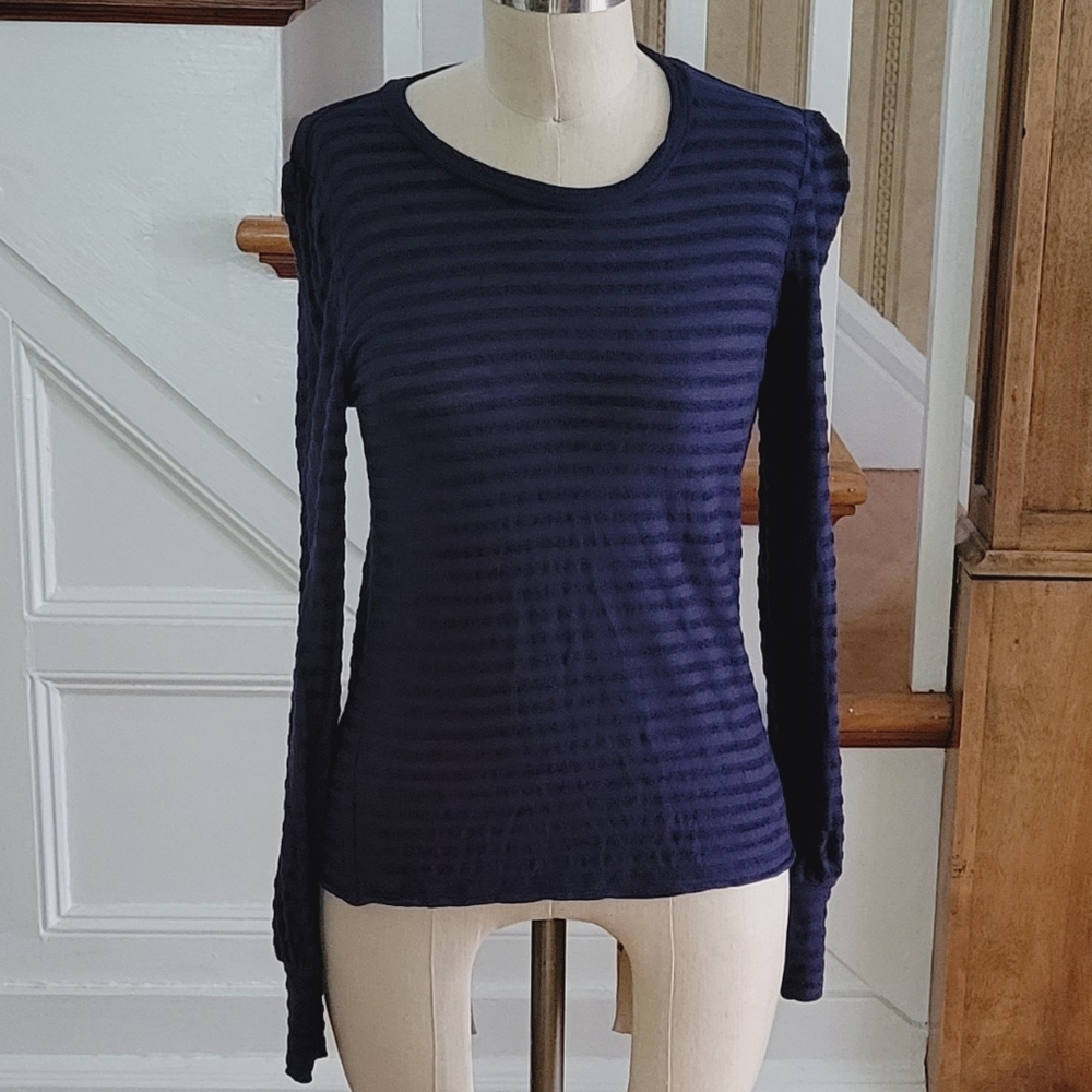 Lucky Brand Longsleeve Blue Shirt Size XS - Picture 3 of 6
